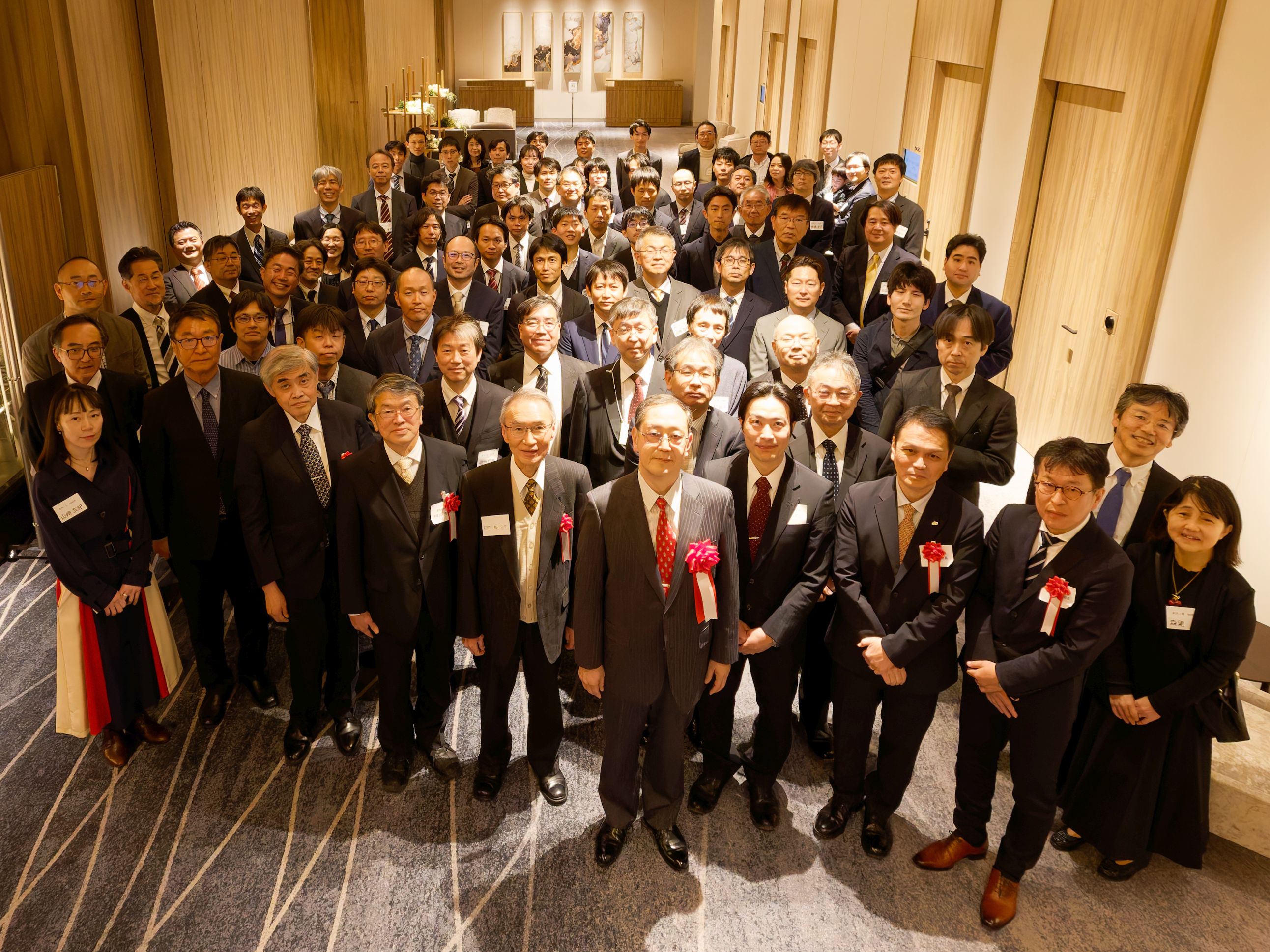 集合写真@退職記念祝賀会 集合写真